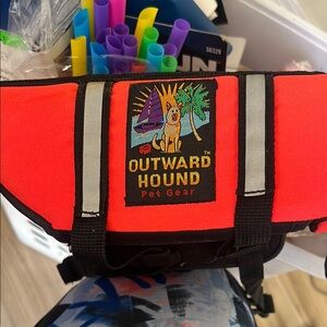 Outward Hound Dog Life Jacket - Red